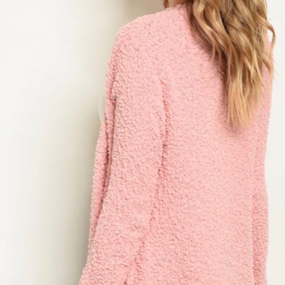 ❄️LAST2️⃣//BLUSH POPCORN MIDI CARDIGAN - Picture 5 of 10